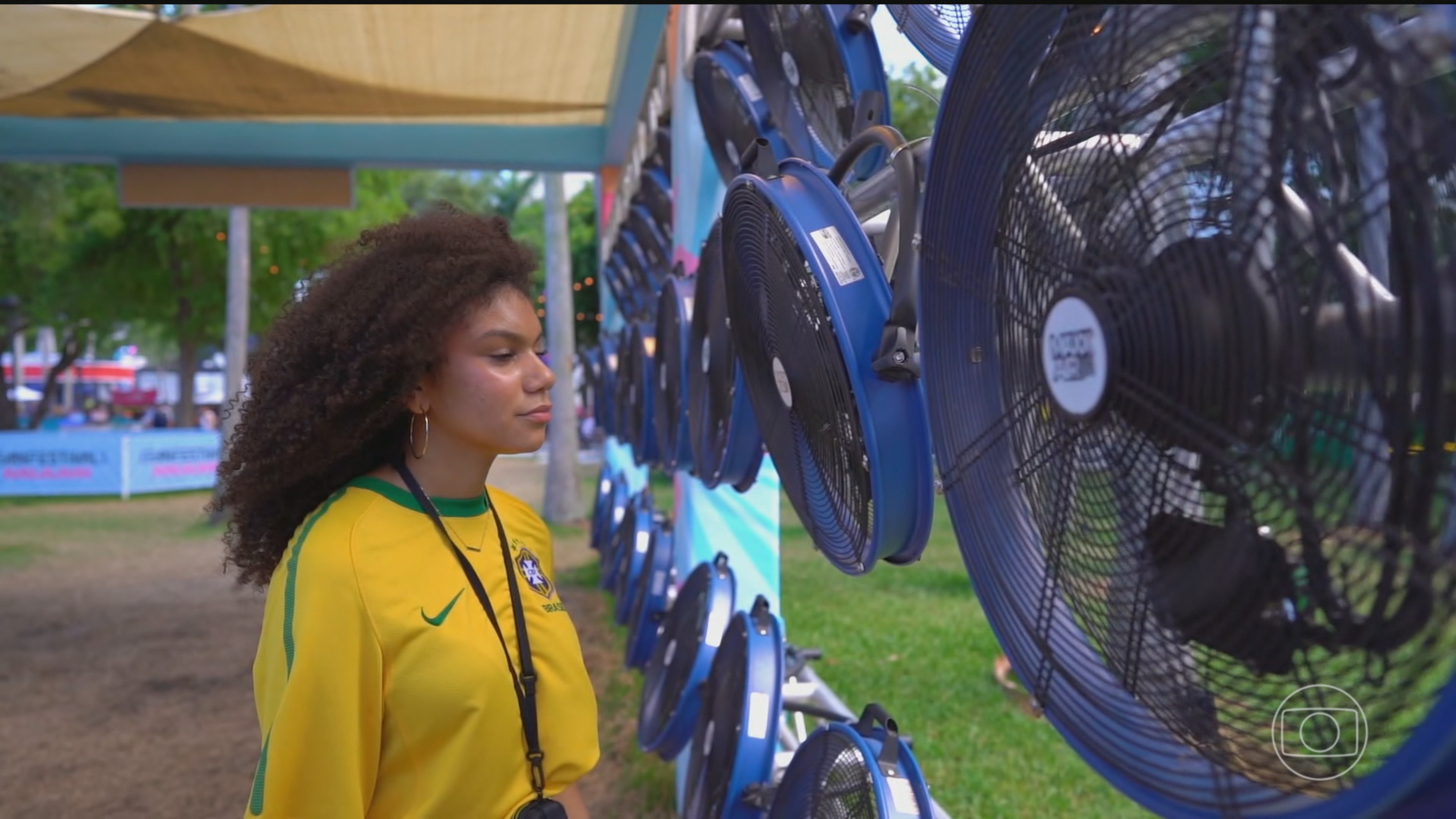 Sensação térmica durante partida do Brasil contra a Escócia pode chegar a 43ºC