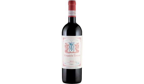 Marqués de Tomares DOC Rioja, um grande vinho espanhol, para quem gosta de tintos intensos e equilibrados. — Foto: Divulgação.