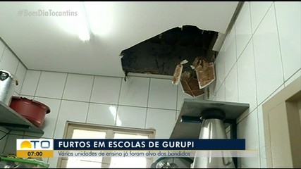 Escolas de Gurupi são alvos de furtos em Gurupi