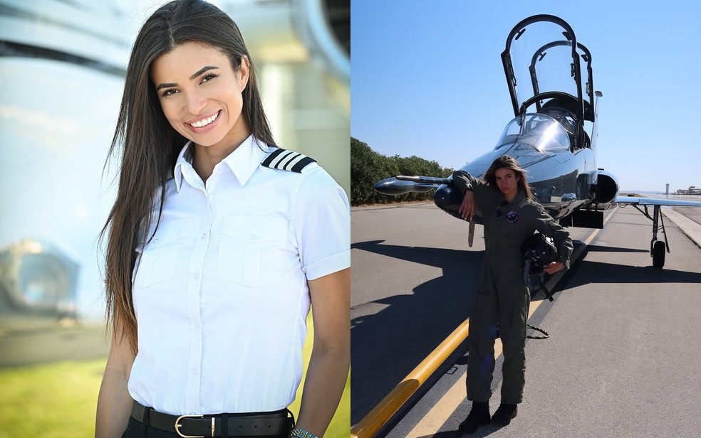 A goiana Fabricia Azevedo deixou Itaberaí e hoje mora nos Estados Unidos, onde trabalha como pilota de aviões executivos — Foto: Reprodução/ Perfil do Instagram de  Fabricia Azevedo