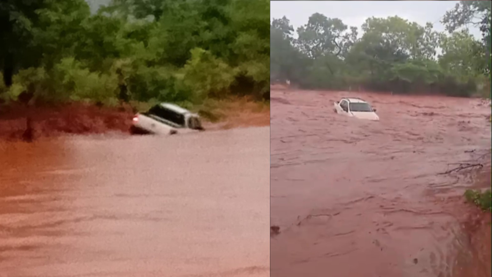 Carro com professor e esposa é arrastado durante enxurrada em riacho no Piauí: 'quando vimos, a água estava em cima'