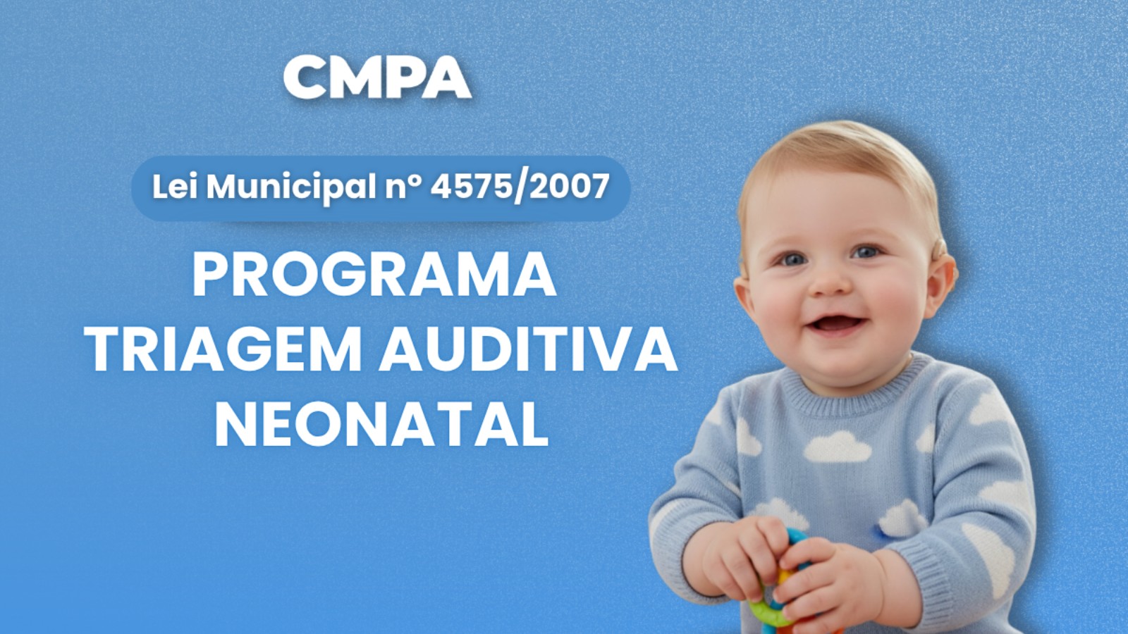 Pouso Alegre garante triagem auditiva gratuita para recém-nascidos