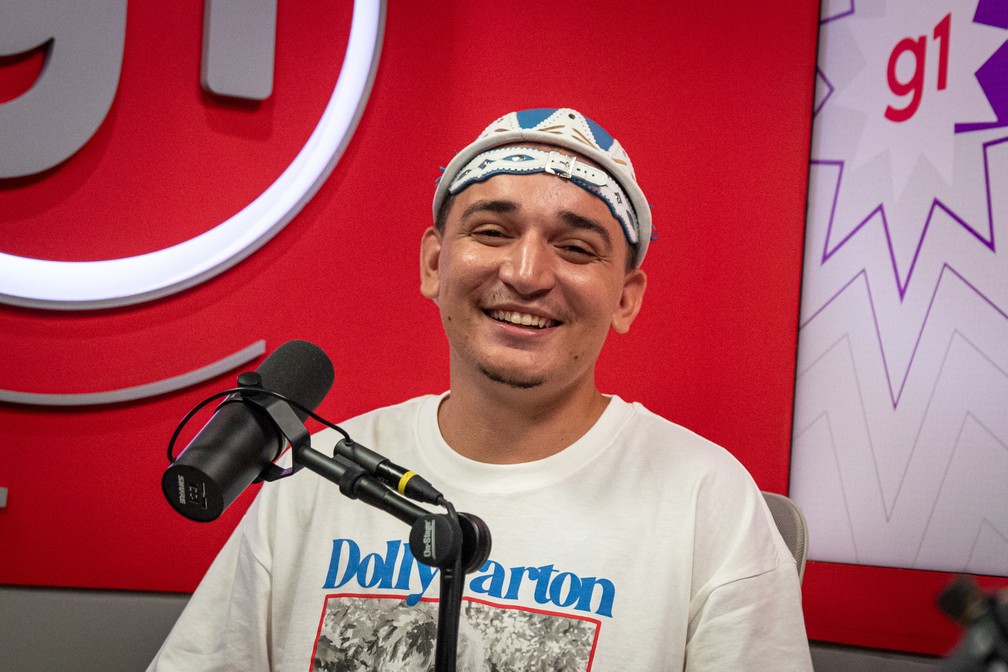 João Gomes é entrevistado no programa g1 Ouviu, no estúdio do g1 em São Paulo — Foto: Fábio Tito/g1