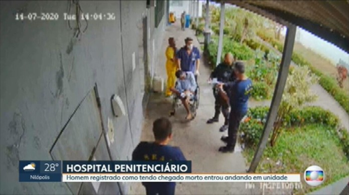Hospital penitenciário do RJ diz que preso chegou morto à unidade, mas câmeras mostram detento agonizando | Rio de Janeiro | G1
