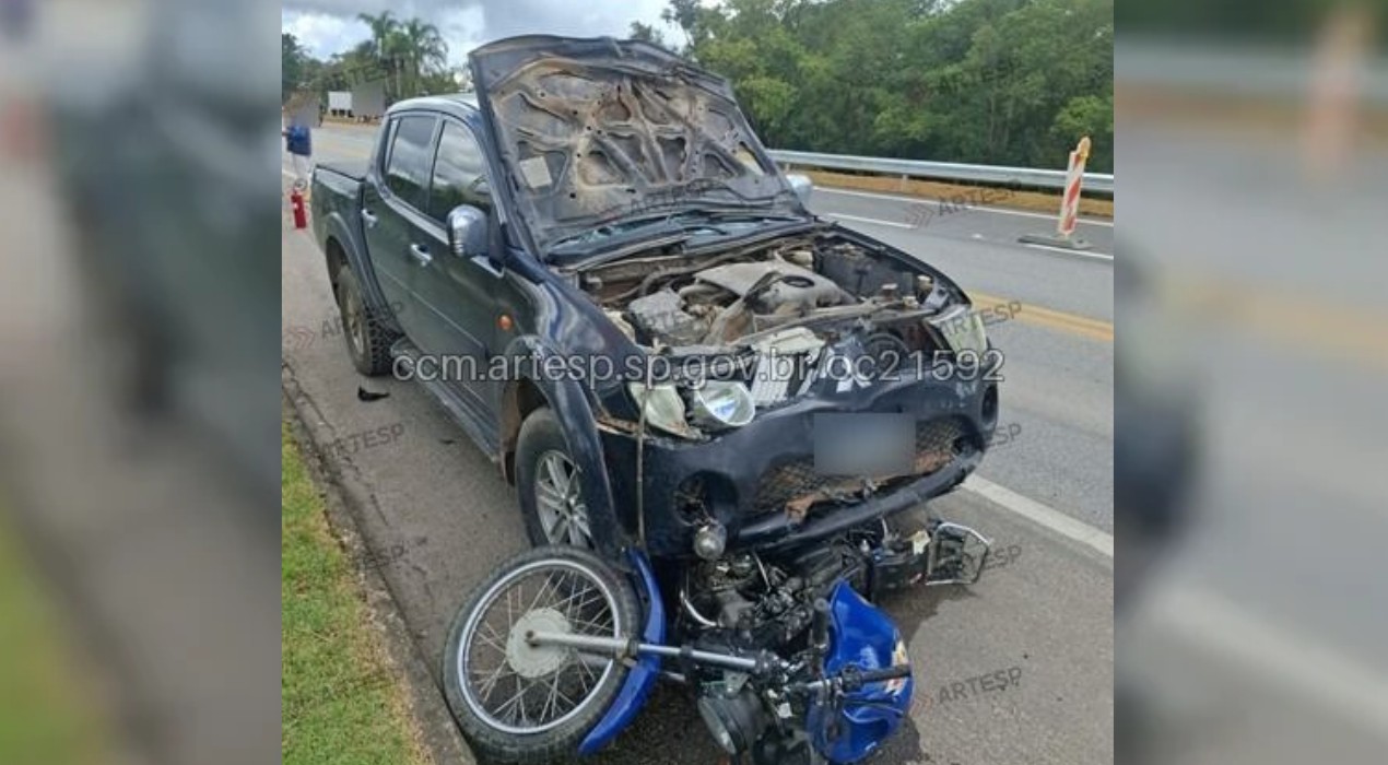 Motociclista morre após colisão com caminhonete na Rodovia SP-79 em Piedade