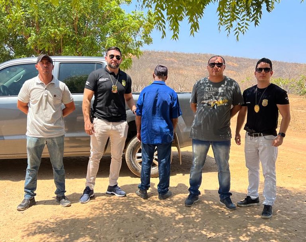 Suspeitos de matar o padrasto em Goiás são presos 25 anos após o crime — Foto: Divulgação /PC-PI