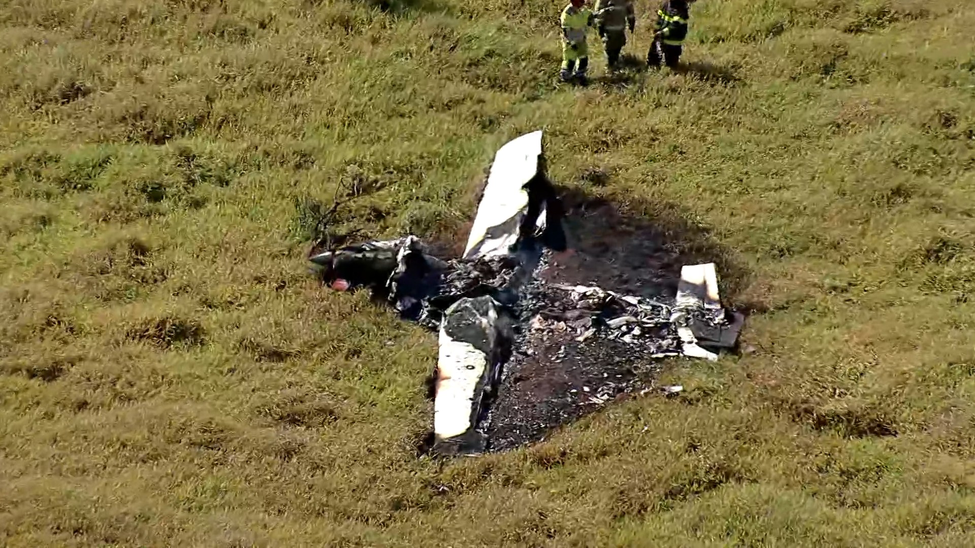 Pró-governo diz que paraquedas salvou piloto antes de monomotor virar cinzas na Grande BH