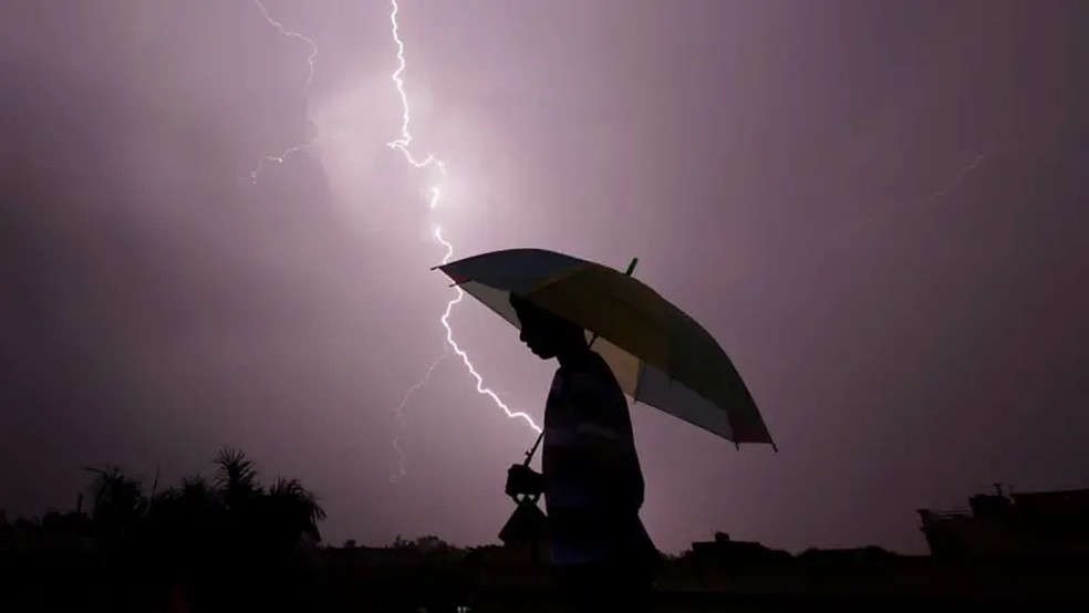As fortes correntes de ar ascendentes e descendentes podem movimentar e lançar o pólen na atmosfera | Foto: Getty Images via BBC