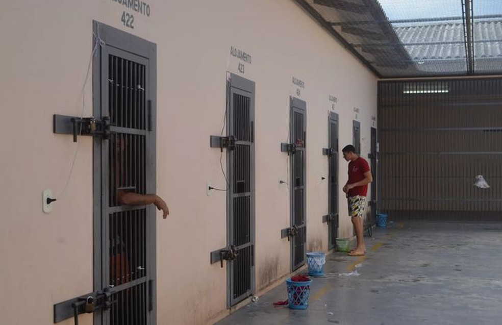 Estabelecimento prisional no Acre — Foto: Tácita Muniz/g1 