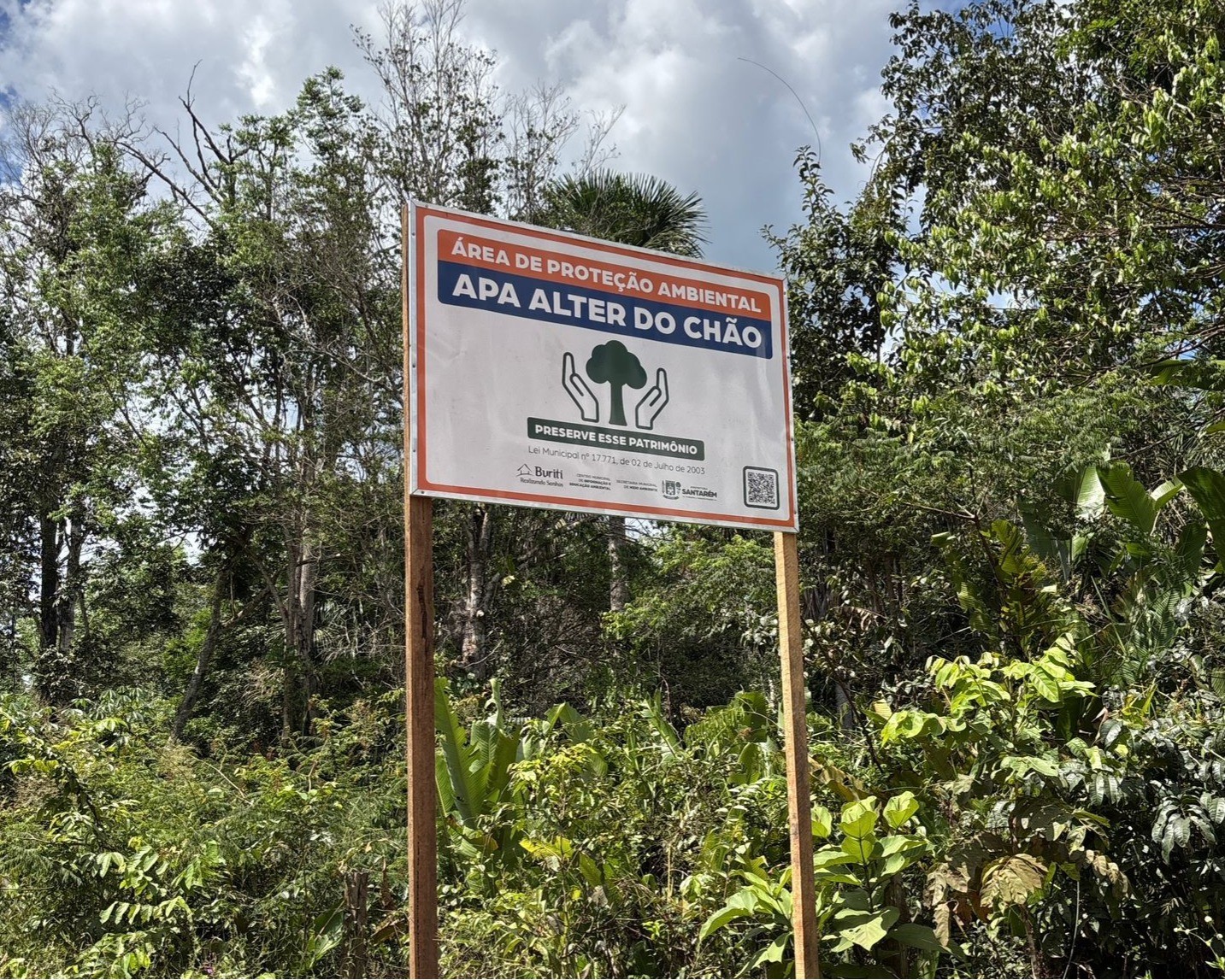 Áreas de Proteção Ambiental recebem instalação de placas informativas em Santarém