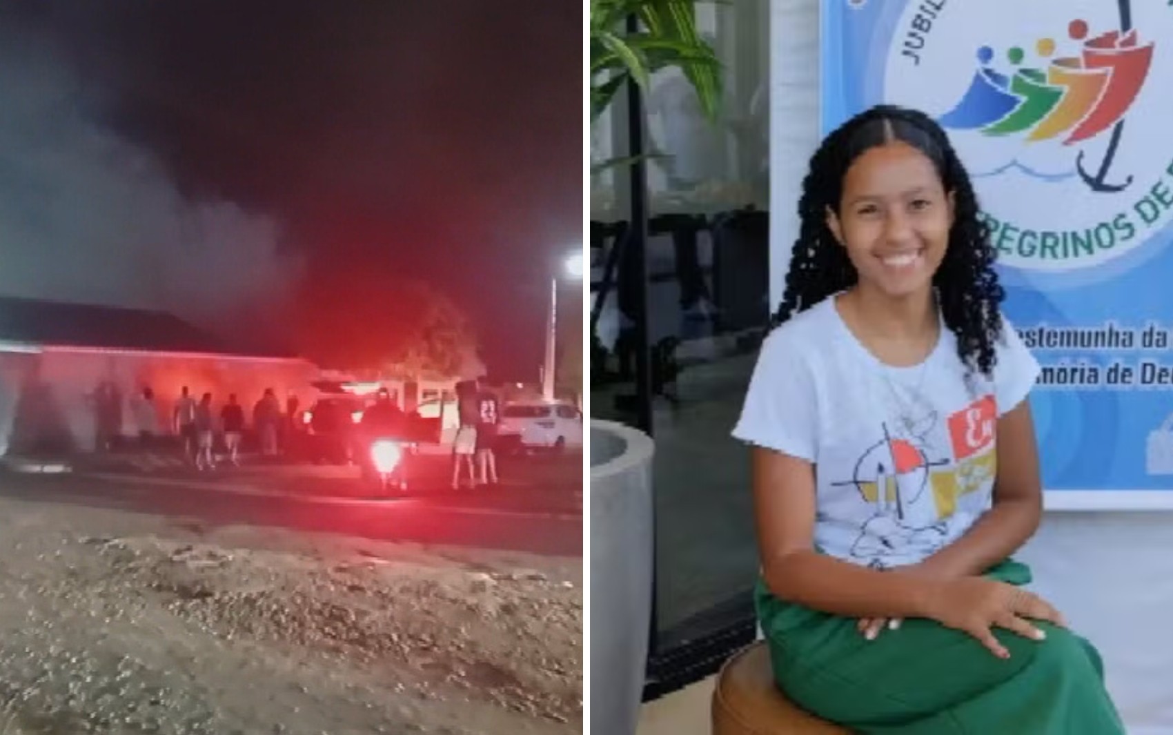 Moradores queimam casa de tios de consideração suspeitos de matar adolescente que estava desaparecida