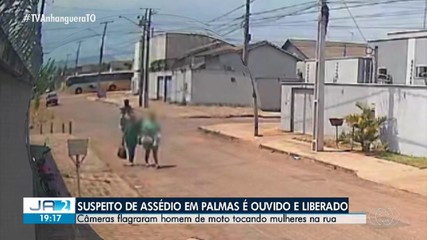 Motociclista é flagrado assediando mulheres em rua de Palmas