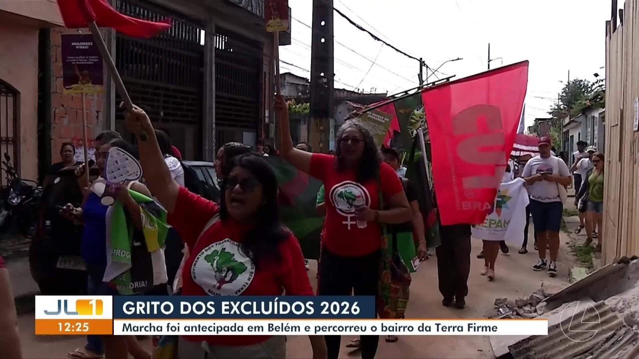 32º Grito dos Excluídos reúne manifestantes em defesa da moradia e do rio Tucunduba em Belém