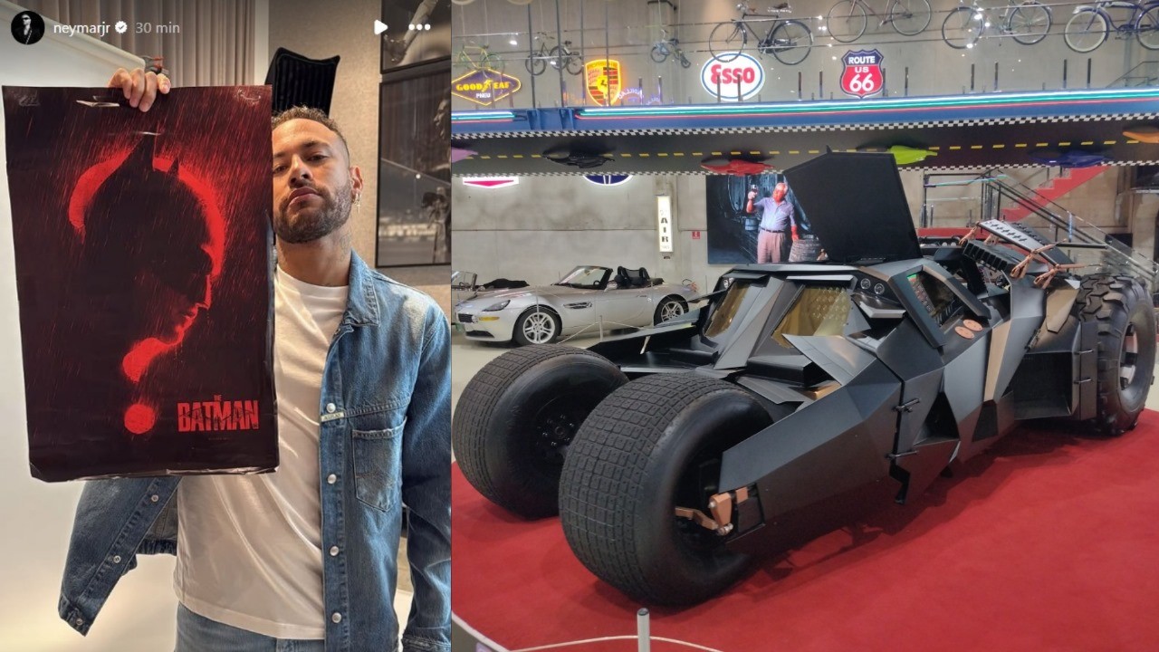 Neymar compra réplica do Batmóvel  avaliada em R$ 8,3 milhões de museu no interior de SP