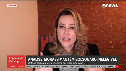 Natuza Nery comenta decisão de Moraes de rejeitar recurso de Bolsonaro - Programa: Especial de Domingo 