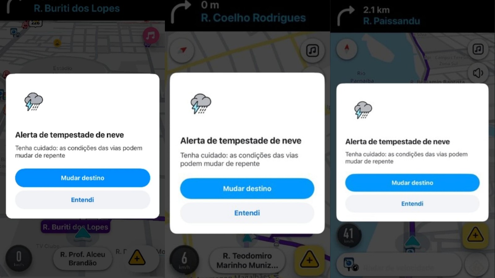 Falha no Waze indica tempestade de neve em Teresina e capital registra 38,6 ºC