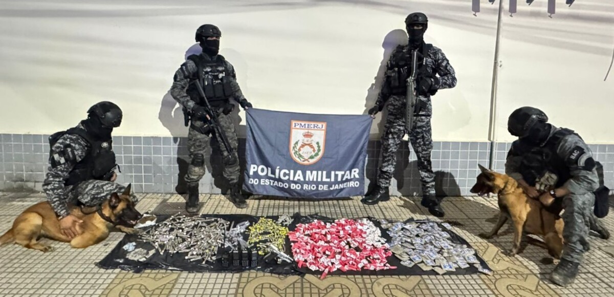 Mais de 11 kg de drogas são apreendidos durante operação do BAC em Volta Redonda
