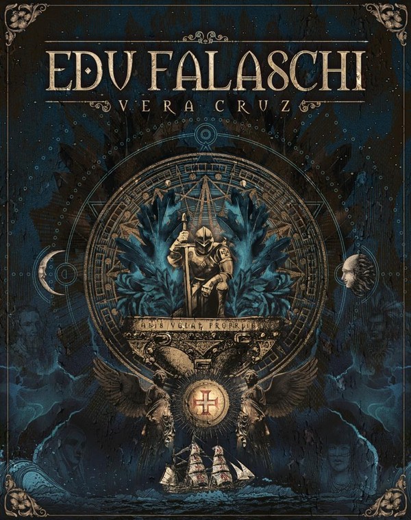 Edu Falaschi, ex-vocalista da banda Angra, revela capa e título de