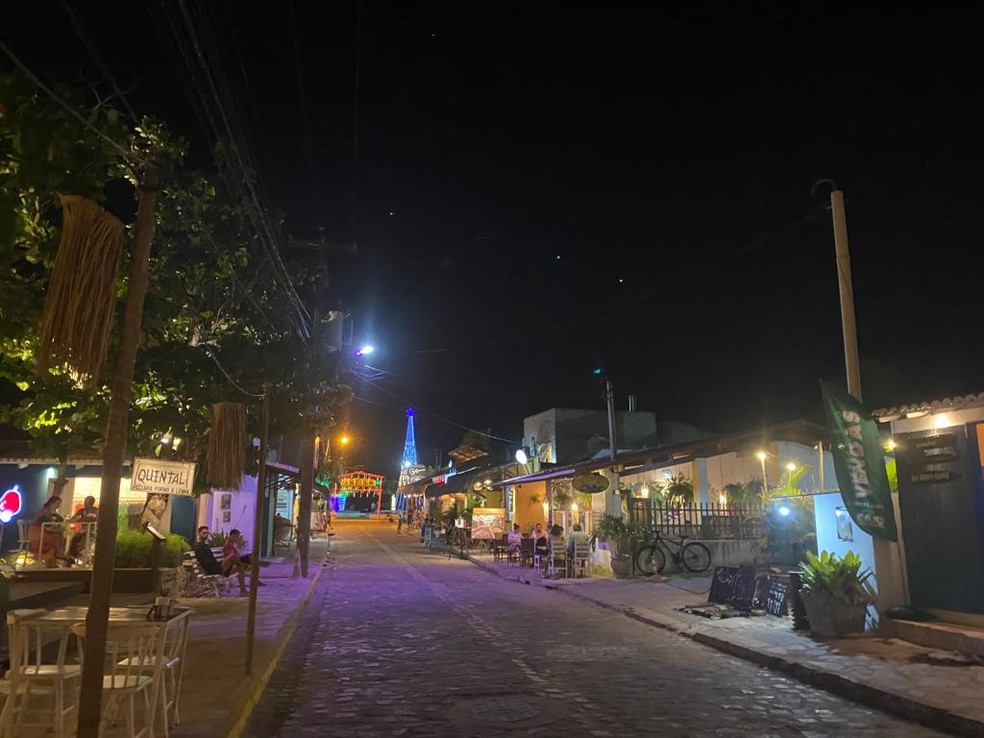 Rua da Xepa em São Miguel do Gostoso — Foto: Augusto César Gomes/Inter TV Cabugi