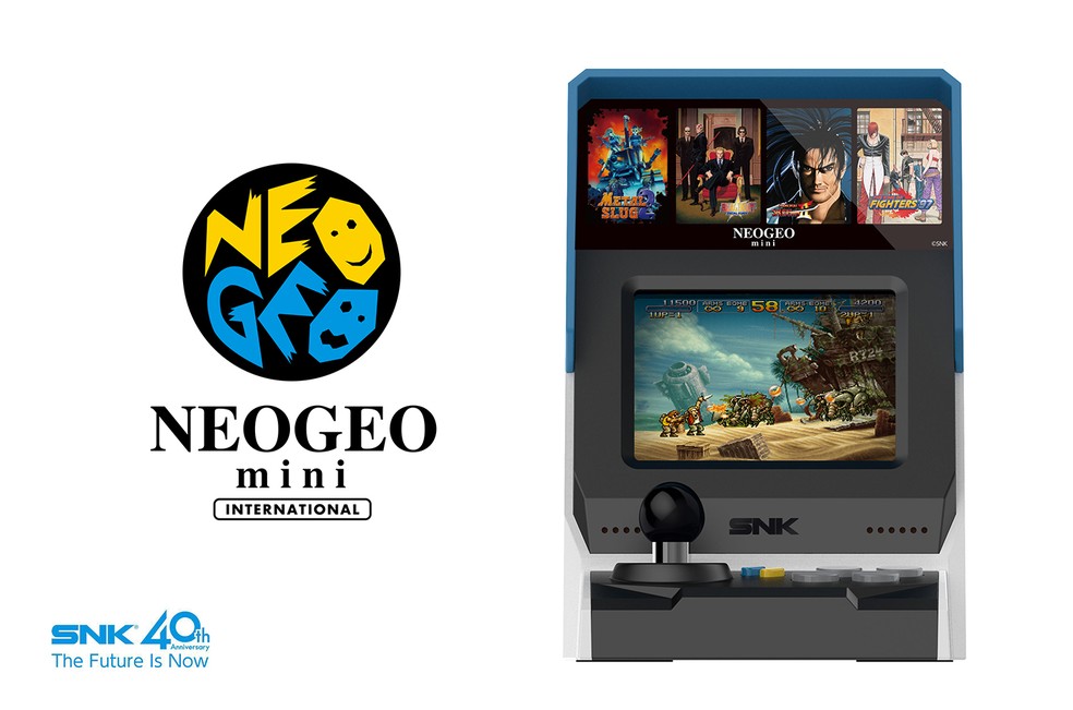 Neo Geo Mini é anunciado e comemora 40 anos da japonesa SNK