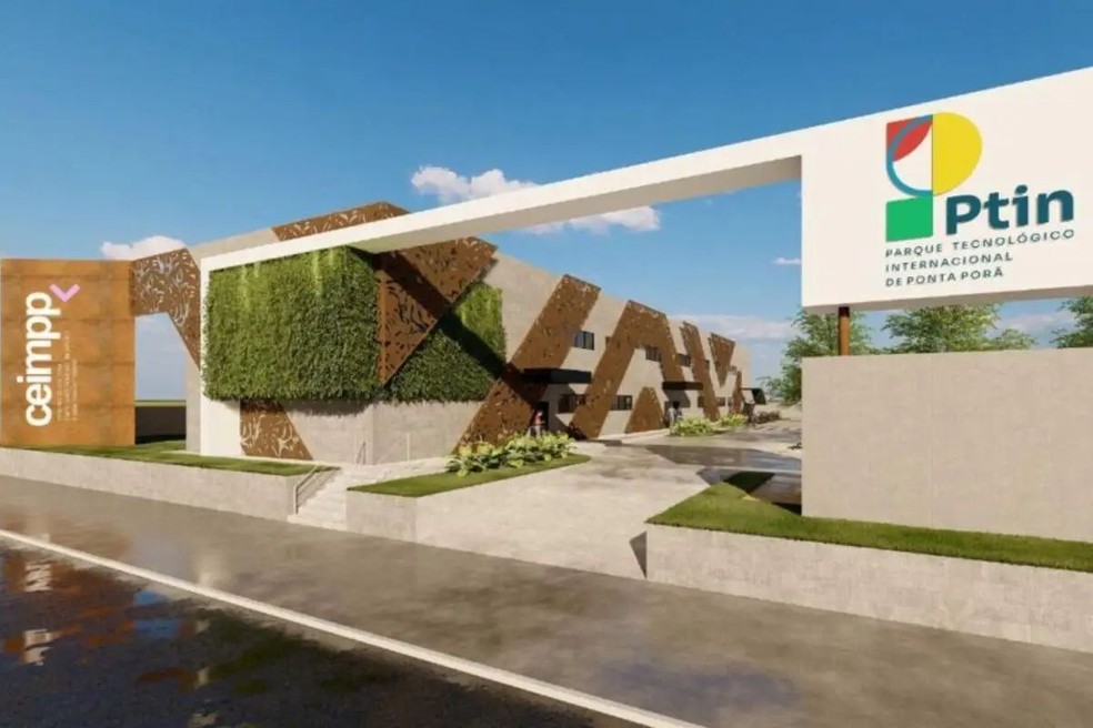 Projeto do Parque Tecnológico na fronteira — Foto: Divulgação