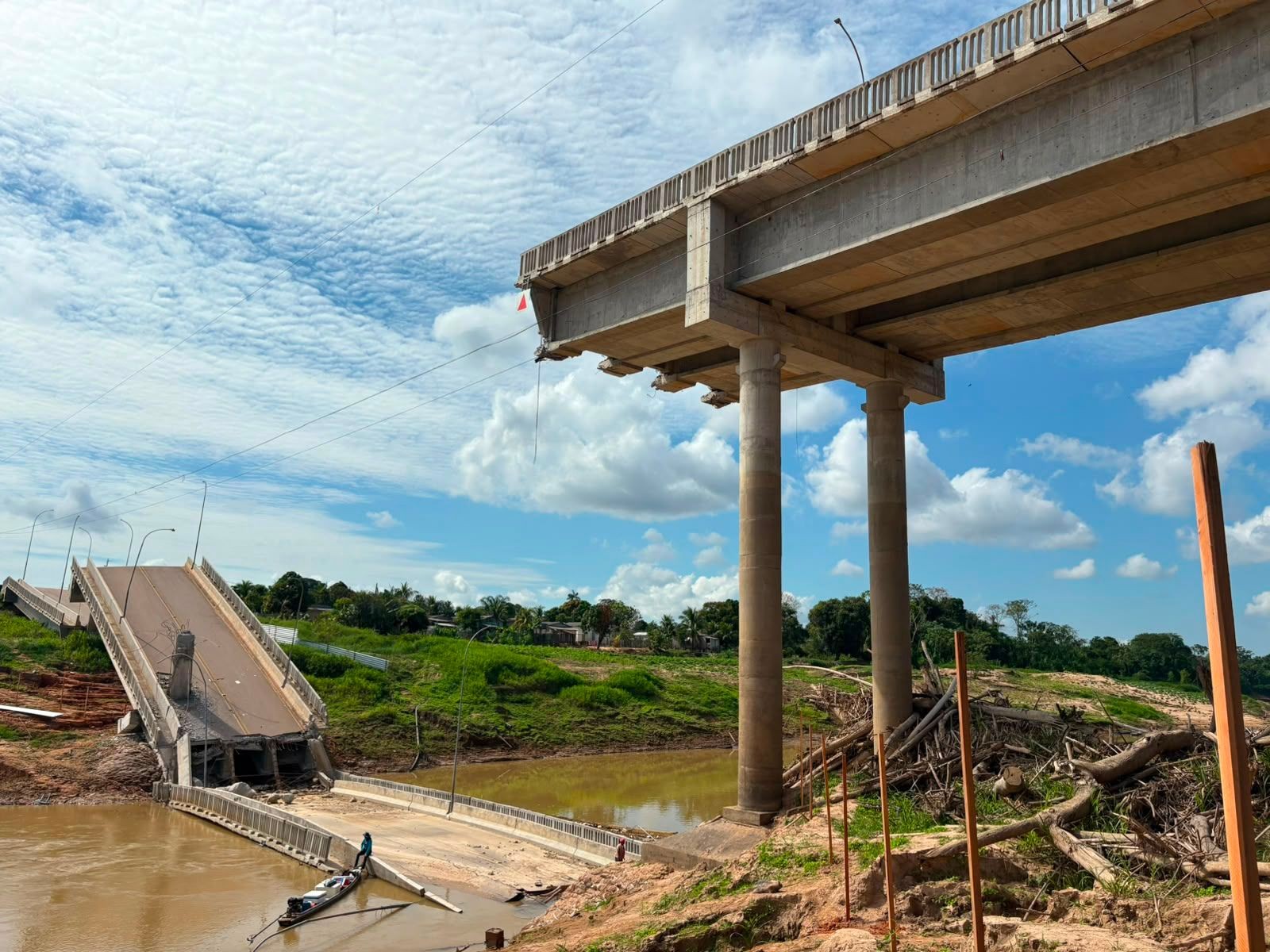 Without an expert report, investigations into the bridge that collapsed and left 4 injured are extended in Acre