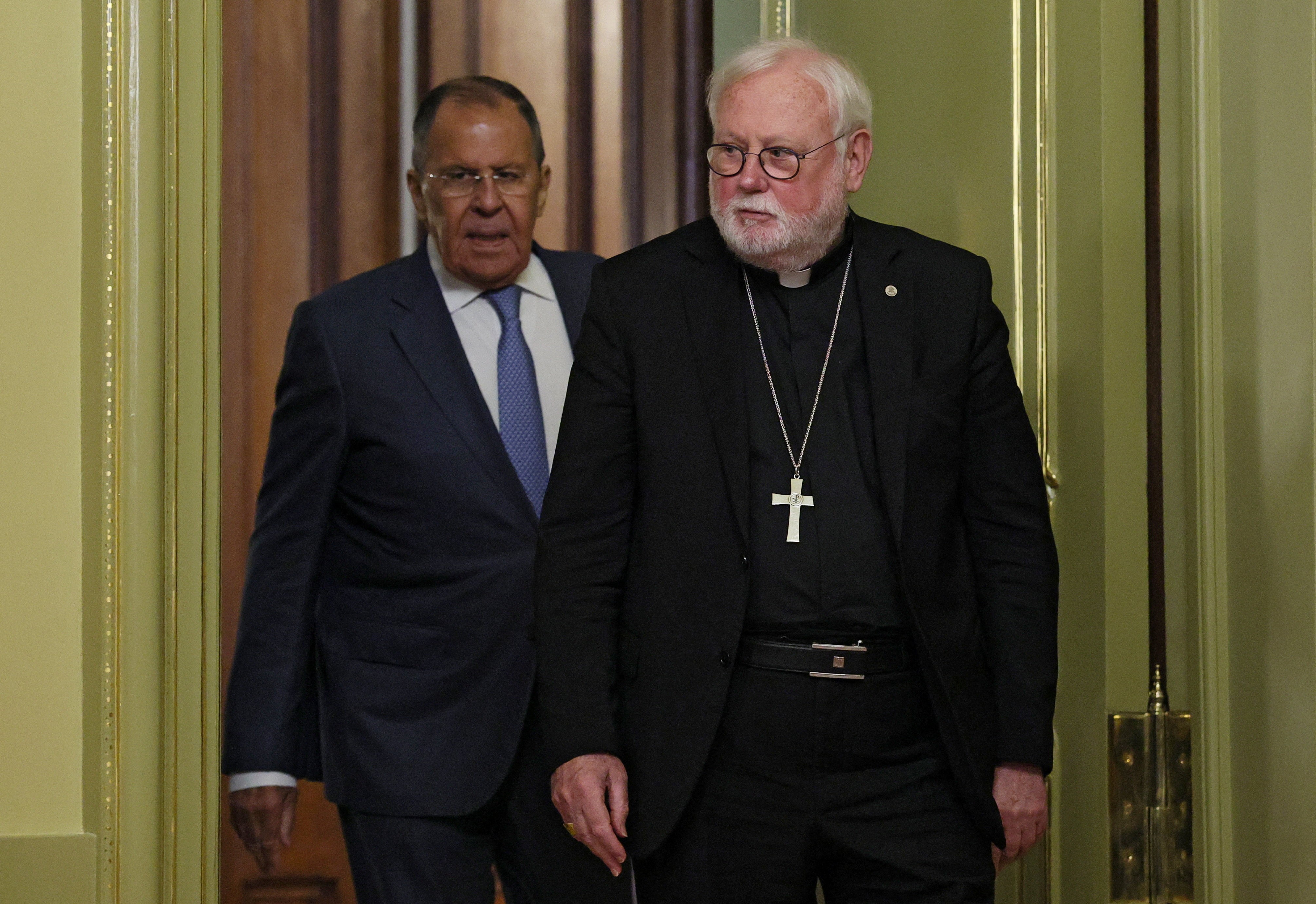 Enviado do Vaticano vai a Moscou e exige fim da guerra a chanceler de Putin 