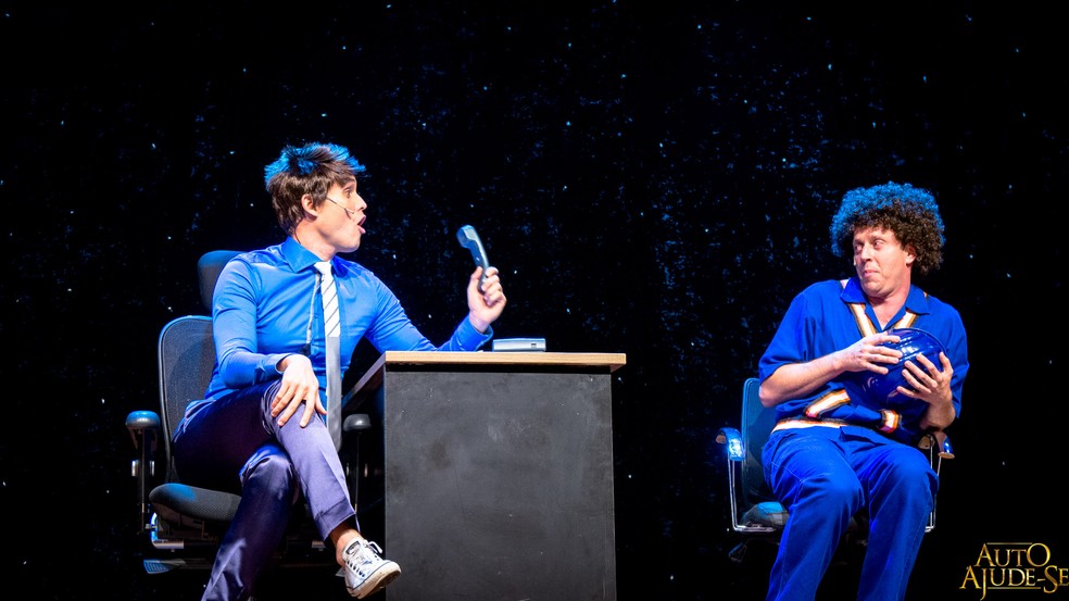 Espetáculo 'AutoAjude-se', da Cia. de Comédia G7 — Foto: Cia. de Comédia G7/Divulgação