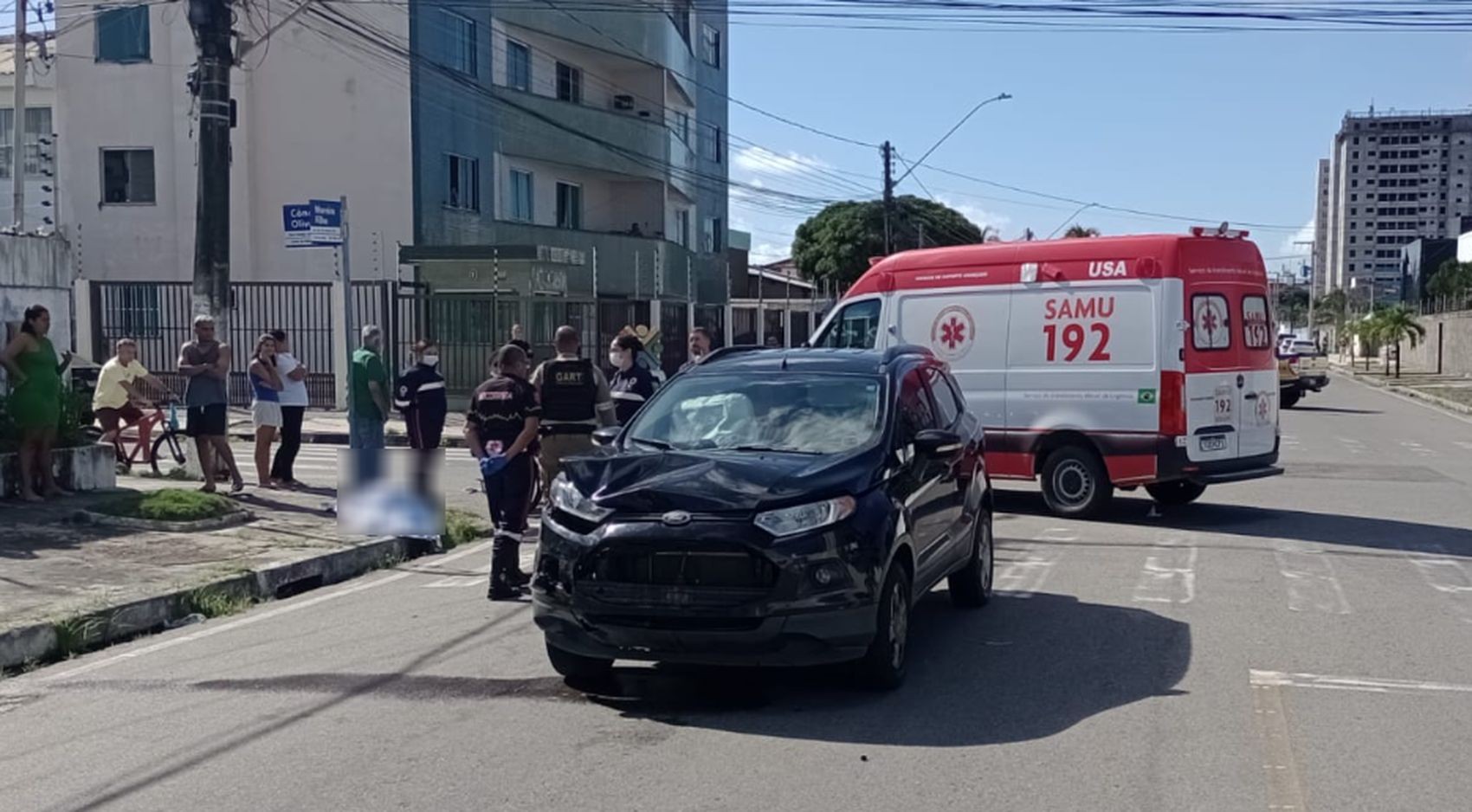 Passageiro de ciclomotor morre em acidente no Bairro Coroa do Meio em Aracaju