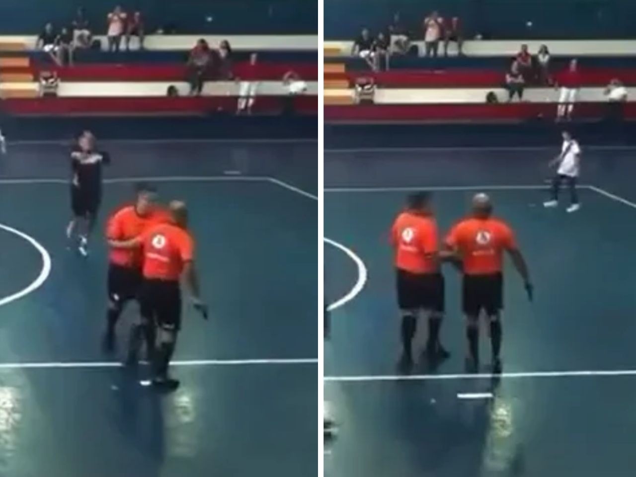 Árbitro saca arma durante confusão em jogo de futsal com crianças em Campo Grande; VÍDEO