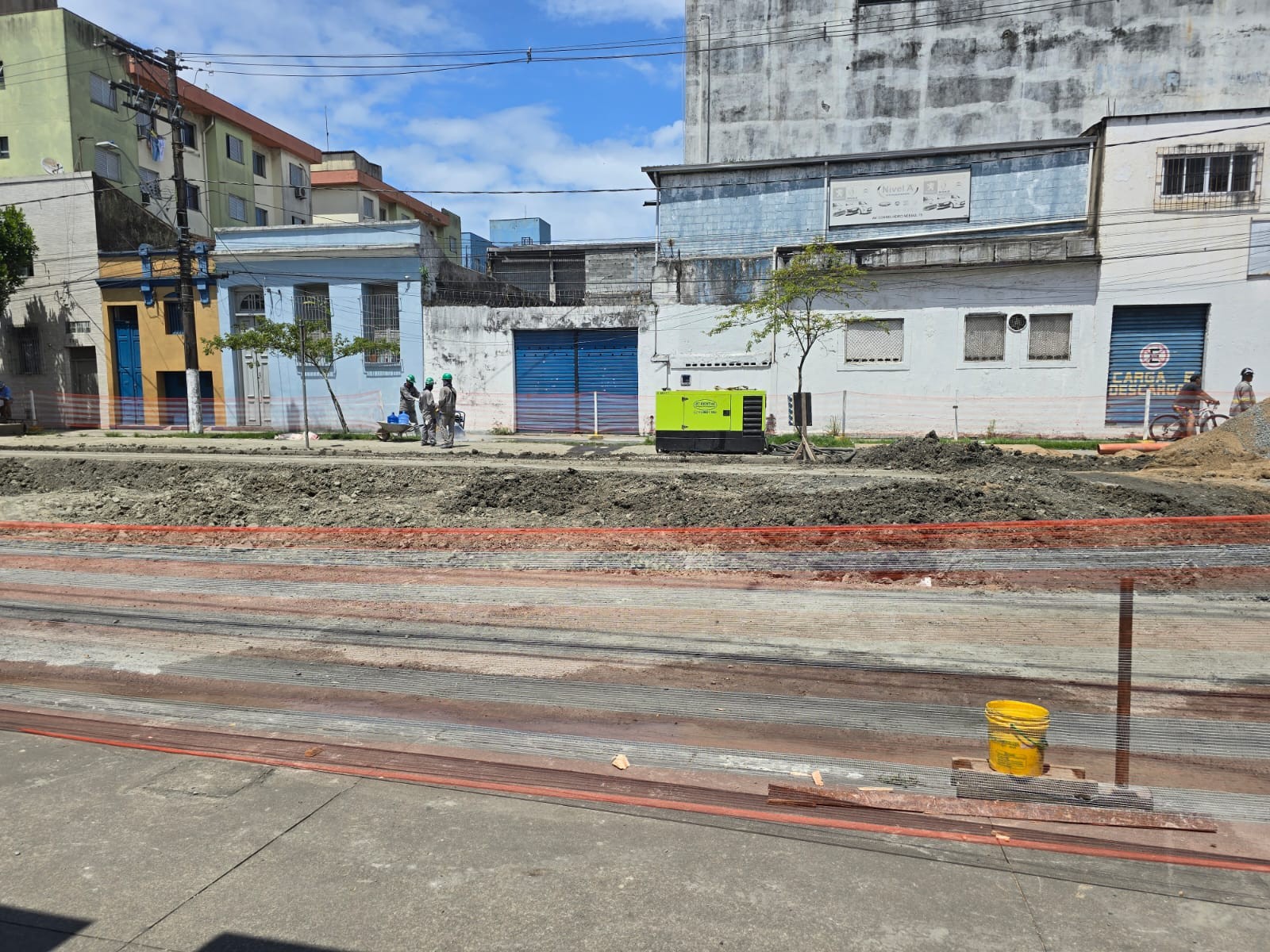 Obras do VLT interditam novo trecho no Centro de Santos a partir de segunda-feira; confira
