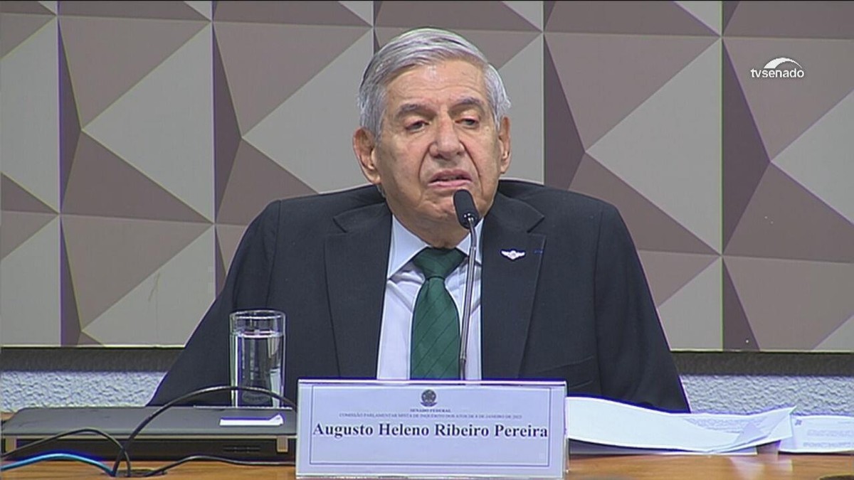 General Heleno diz a CPI que não politizou GSI e que acampamento ...