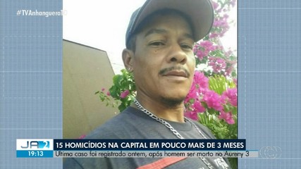 Em Palmas, 15 homicídios são registrados em pouco mais de três meses