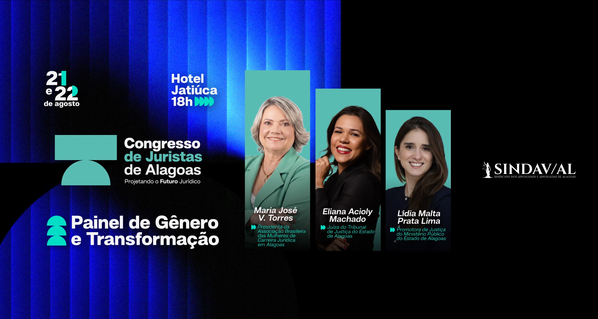 "Mulheres, Justiça e Poder” é painel destaque no Congresso de Juristas