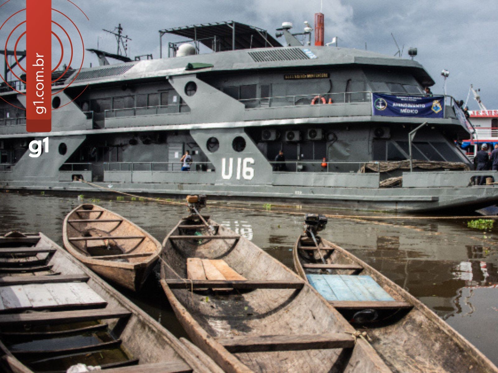 Em navio, profissionais de saúde devem atender até 20 mil moradores de comunidades isoladas no Acre