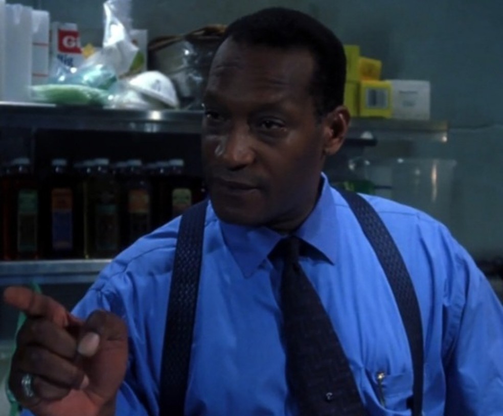 Tony Todd como William Bludworth no filme 'Premonição' (2000) — Foto: Divulgação