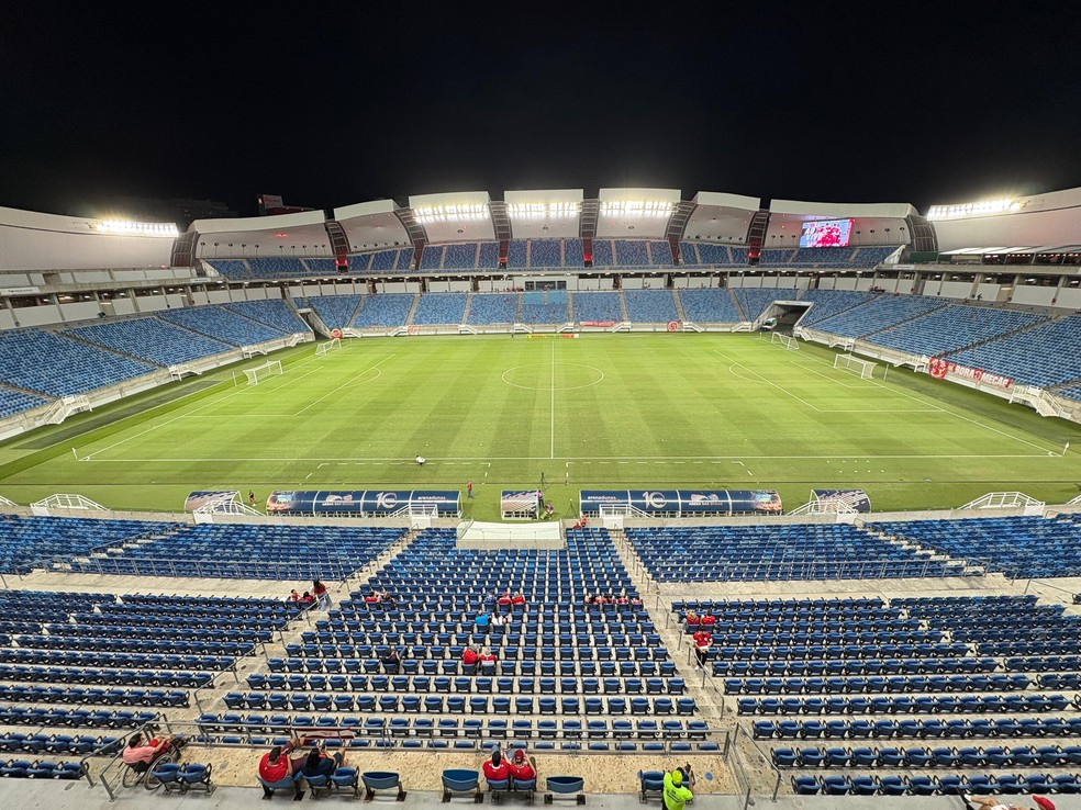 Arena das Dunas foi construída para receber jogos da Copa do Mundo de 2014 no Brasil  — Foto: Augusto César Gomes