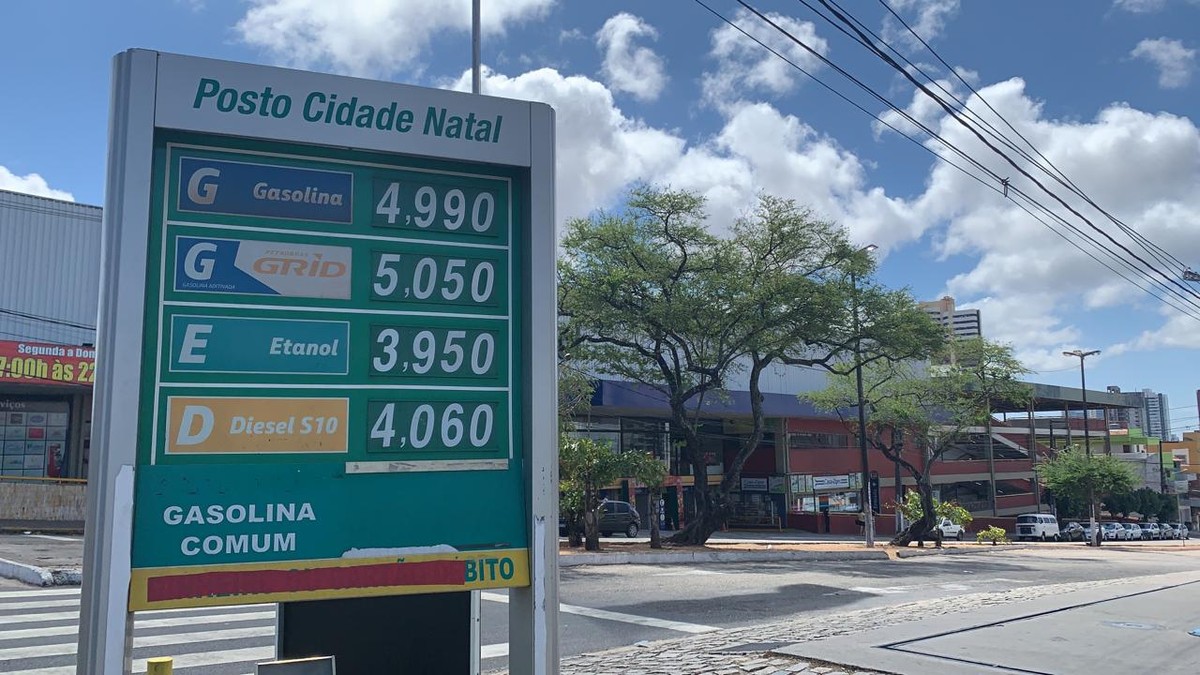 Gasolina aumenta e chega a R$ 4,99 em postos de Natal | Rio Grande do ...