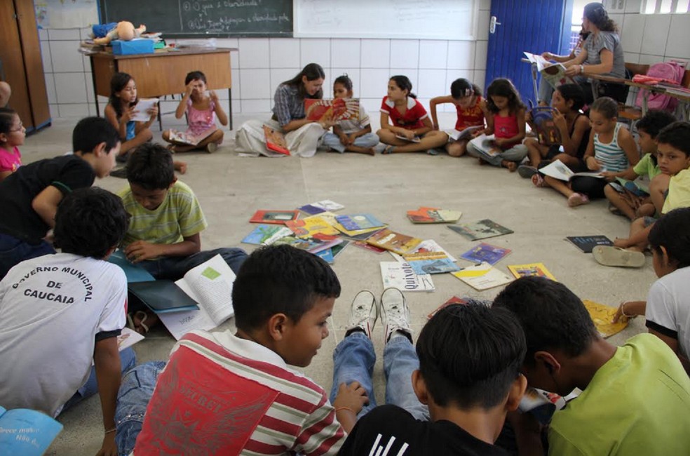 Indicações de leitura nas escolas no Ceará levaram cerca de 1 milhão de pessoas a lerem nos últimos três meses, diz estudo — Foto: Divulgação
