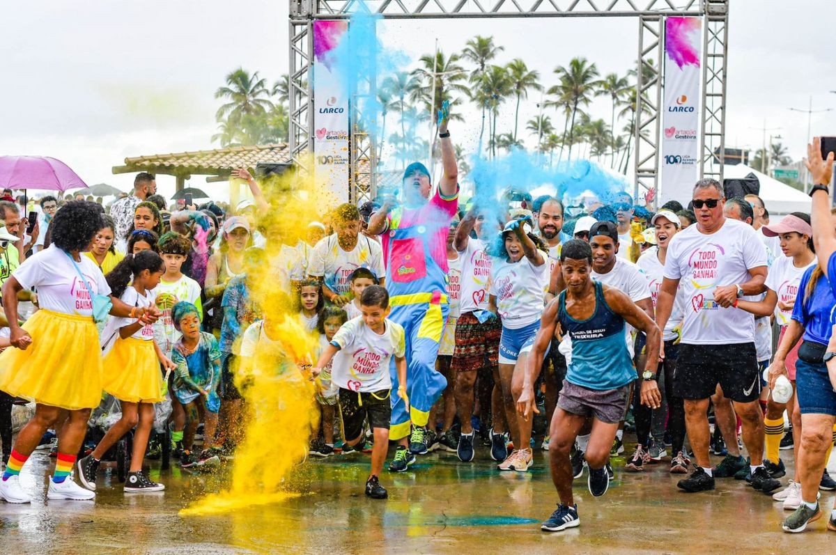 Abertas inscrições para a Corrida Colorida do Hospital Martagão Gesteira; saiba como participar