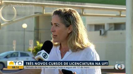 UFT abre três novos cursos de licenciatura