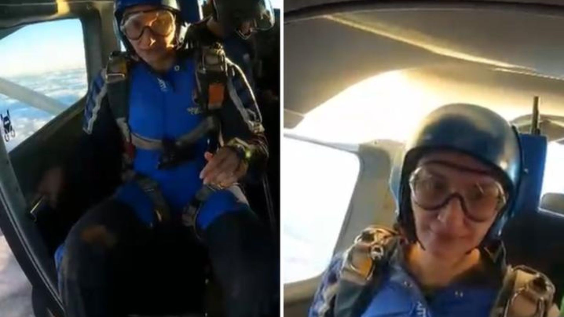 Novo vídeo mostra aluna segundos antes de acidente durante salto de paraquedas em Anápolis