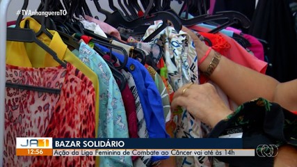 Liga Feminina de Combate ao Câncer organiza bazar solidário