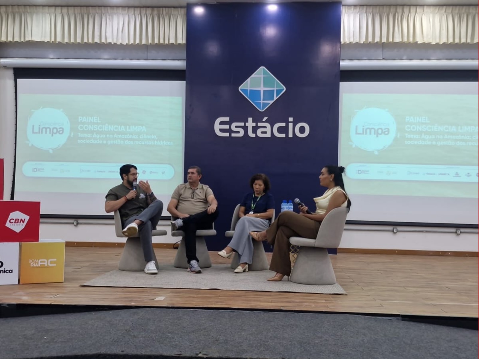 Consciência Limpa: painel debate uso da água e desafios climáticos na Amazônia em Rio Branco