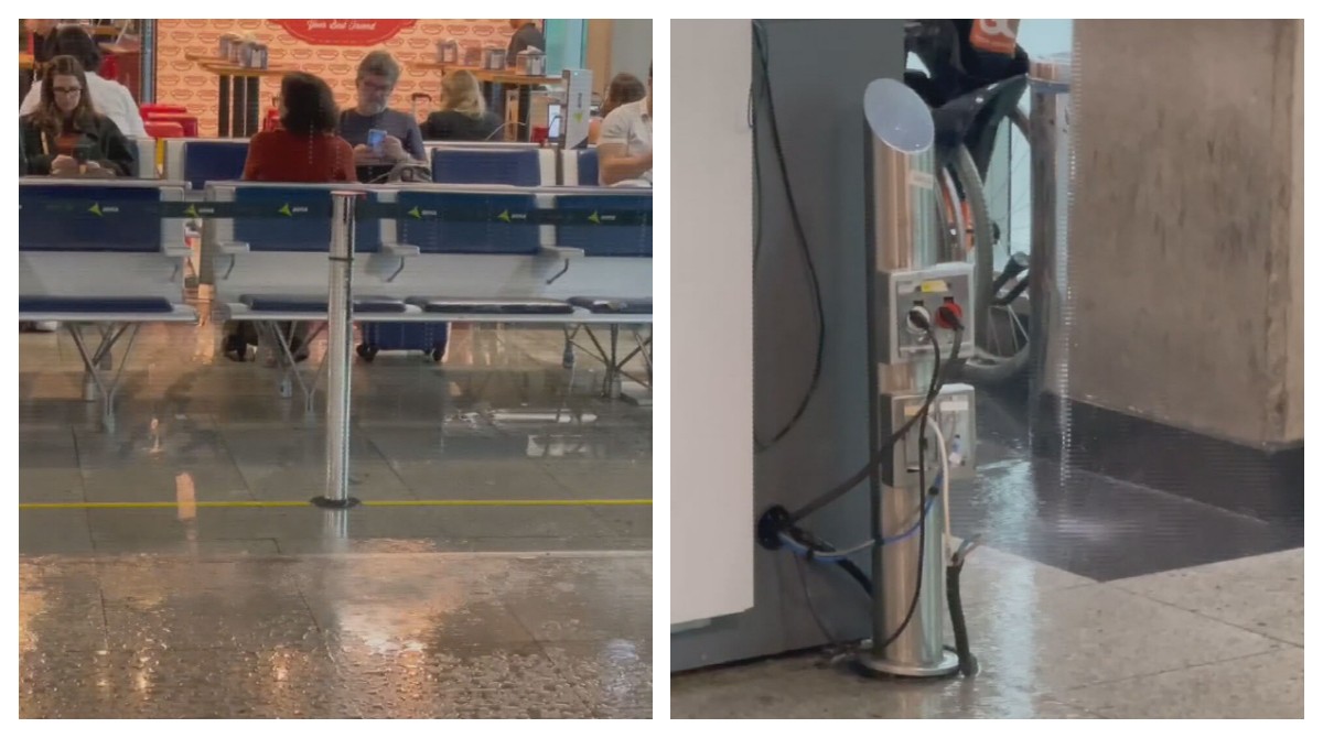 Mau tempo causa cancelamento de voos no aeroporto de Congonhas, Zona Sul de SP