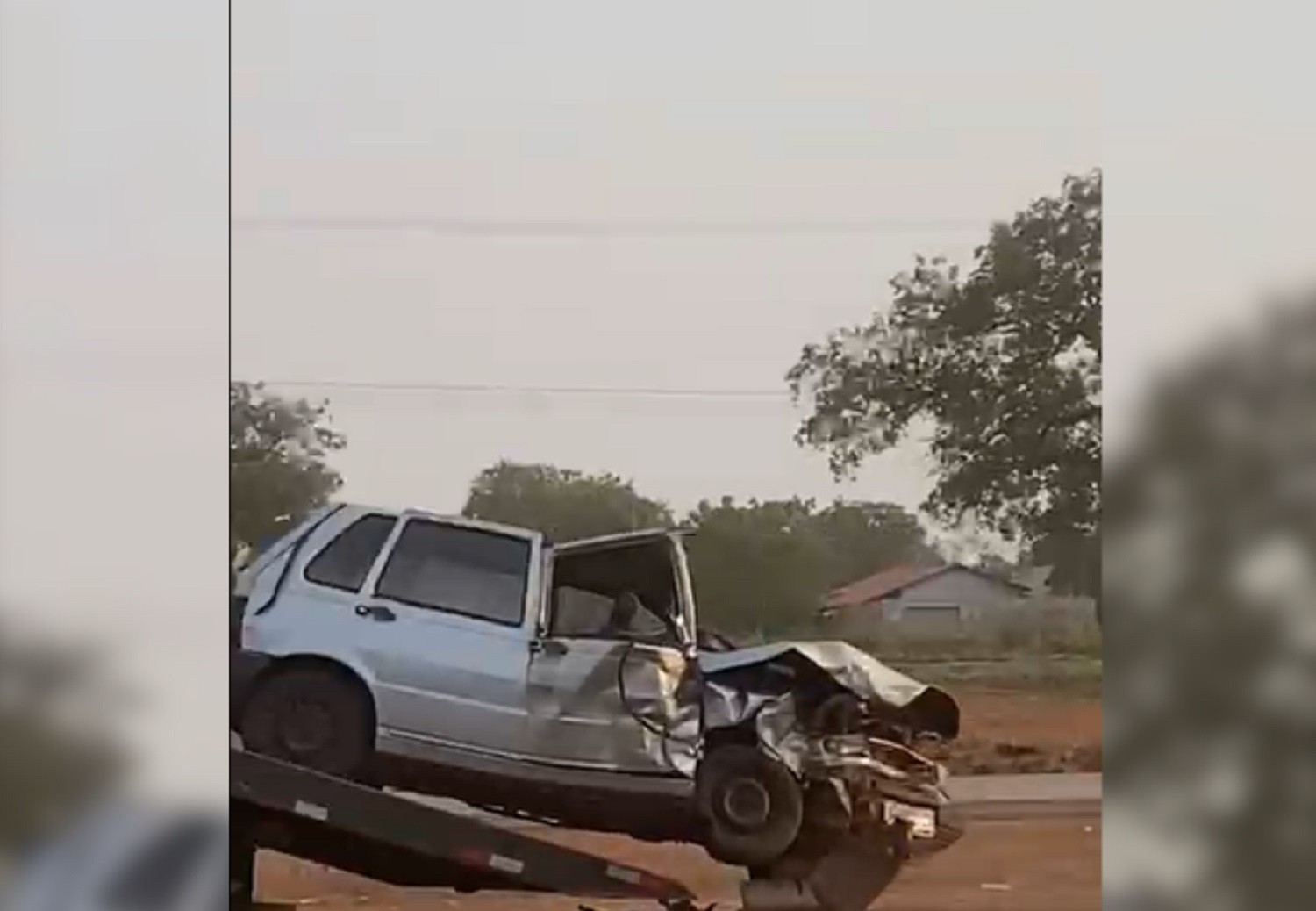 Adolescente morre e dois homens ficam feridos após acidente entre carros na TO-080