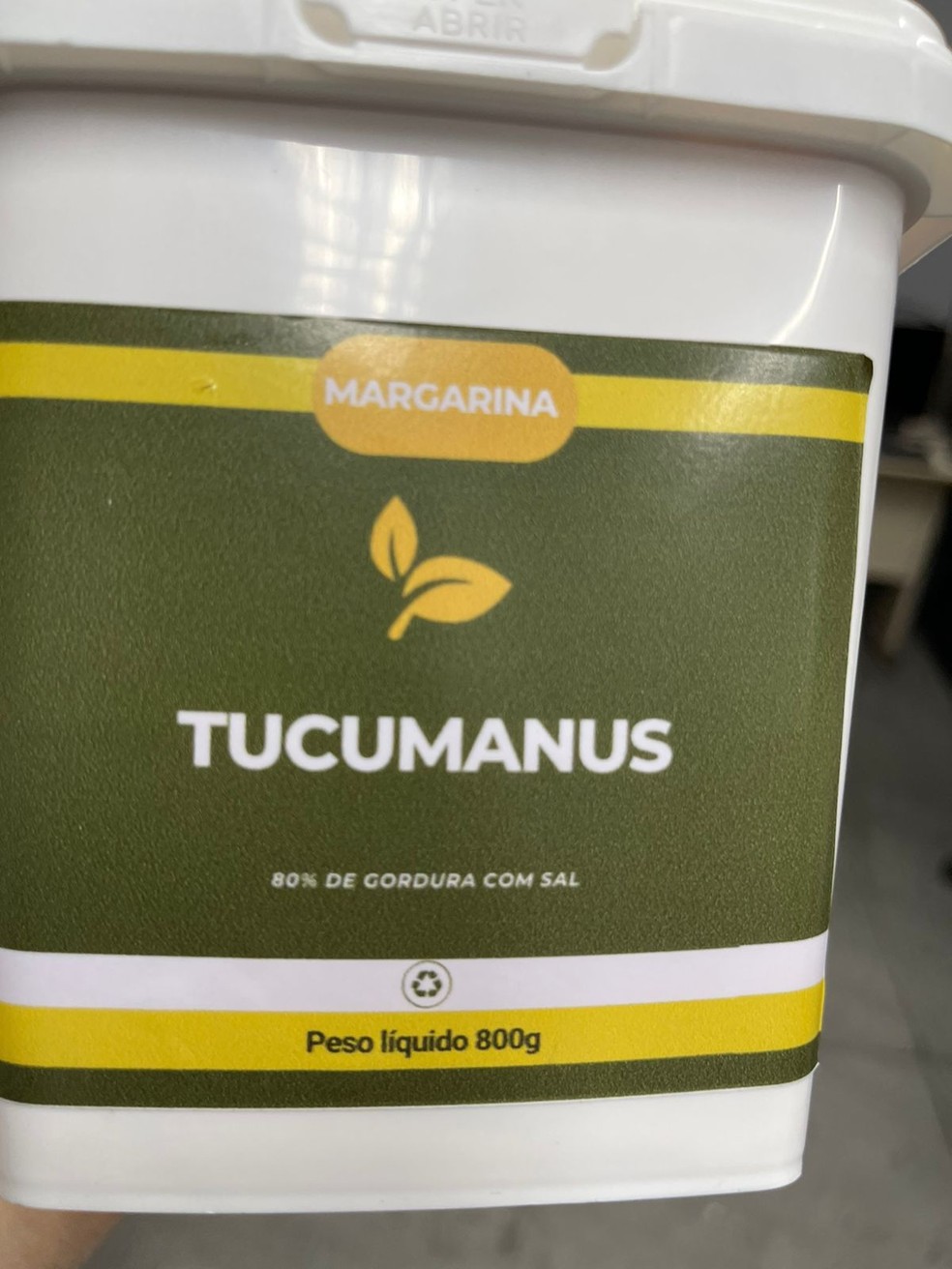 Receita Federal identificou drogas dentro de potes de margarina. — Foto: Divulgação/Receita Federal