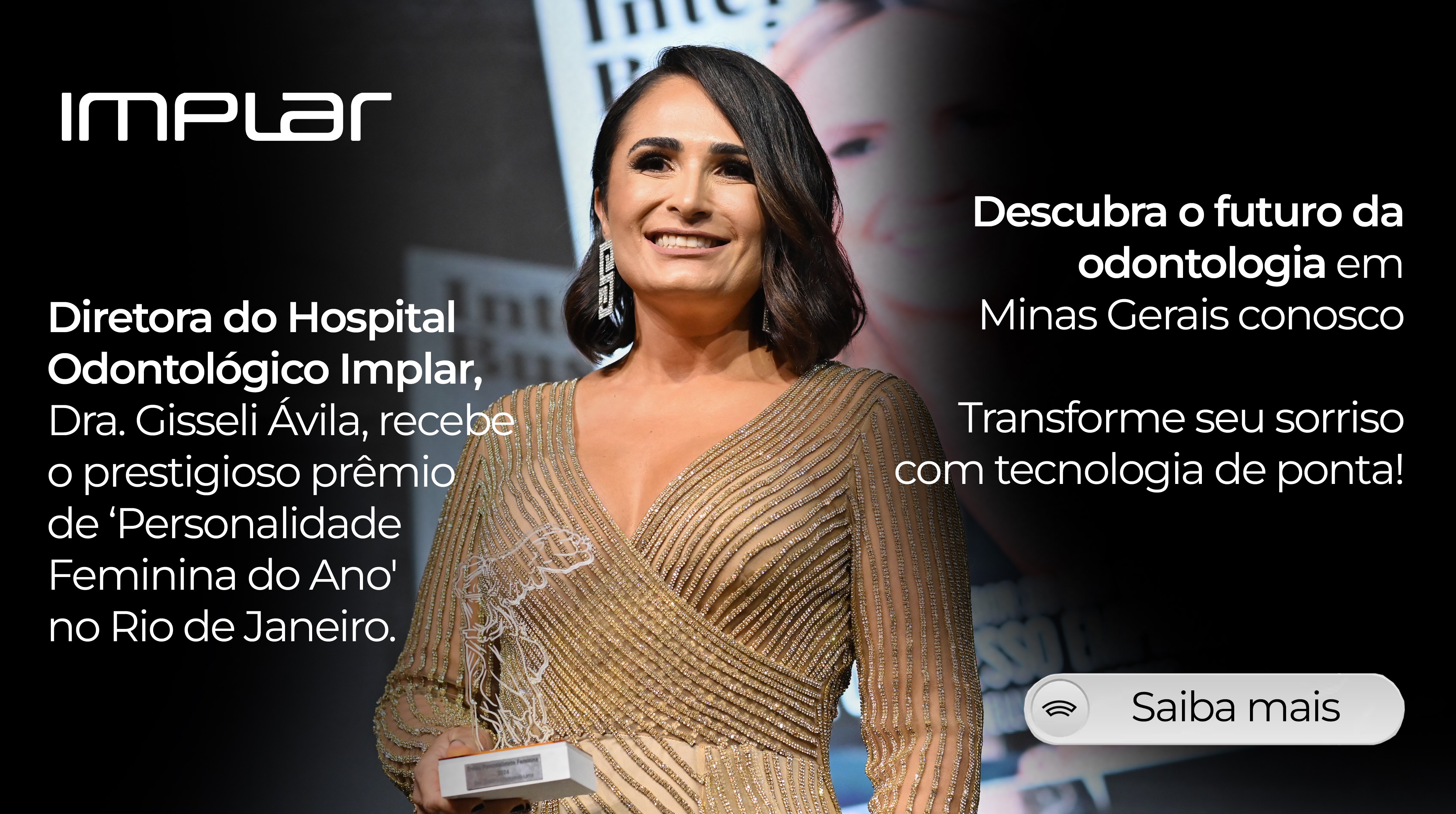 Dra. Gisseli Ávila recebe prêmio de Personalidade Feminina no Copacabana Palace