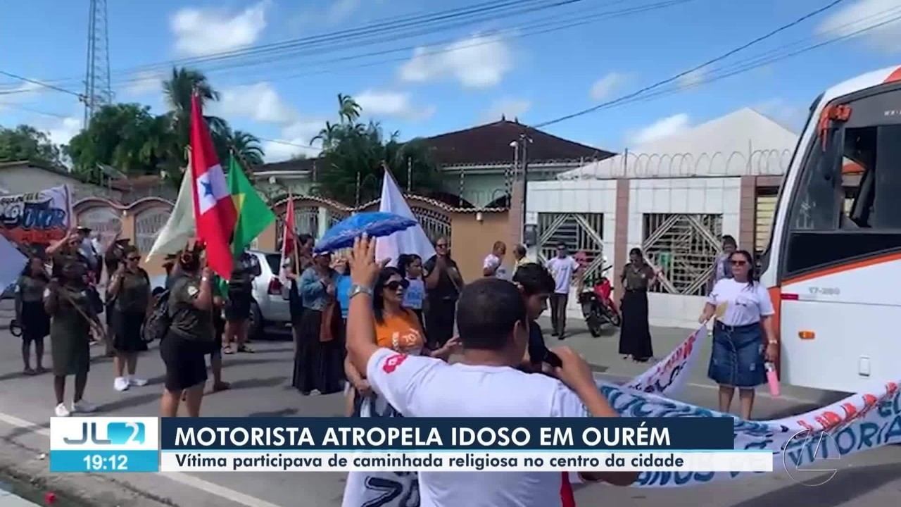 Idoso é atropelado durante caminhada religiosa em Ourém; motorista embriagado foi preso