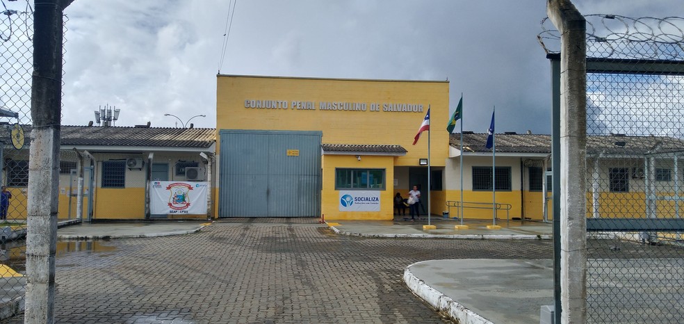 Caso aconteceu no Conjunto Penal Masculino de Salvador  — Foto: Reprodução/Seap